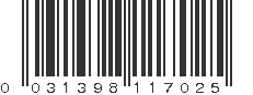 UPC 031398117025