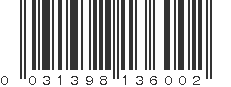 UPC 031398136002