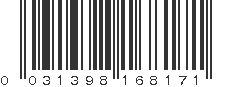 UPC 031398168171