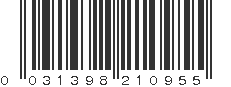 UPC 031398210955