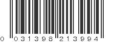 UPC 031398213994