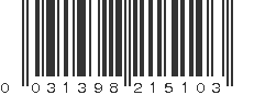 UPC 031398215103