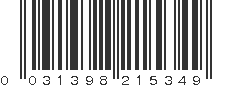 UPC 031398215349