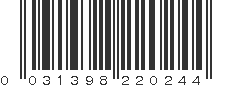 UPC 031398220244