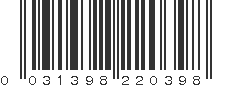 UPC 031398220398