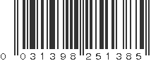 UPC 031398251385