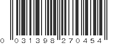 UPC 031398270454