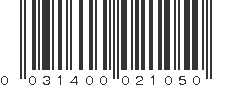 UPC 031400021050