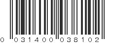 UPC 031400038102