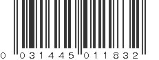 UPC 031445011832