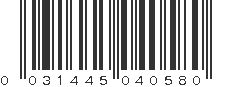 UPC 031445040580