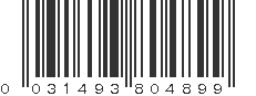 UPC 031493804899