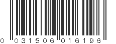 UPC 031506016196