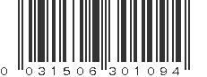 UPC 031506301094