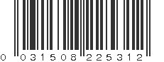 UPC 031508225312