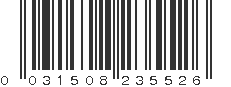 UPC 031508235526