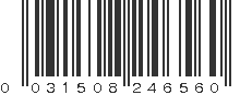 UPC 031508246560