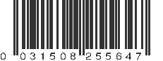 UPC 031508255647