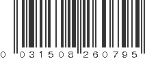 UPC 031508260795