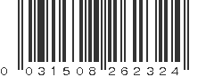 UPC 031508262324