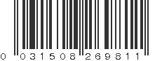 UPC 031508269811