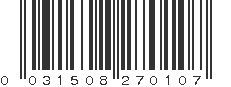 UPC 031508270107