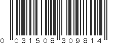 UPC 031508309814