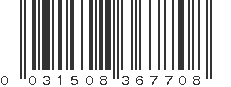 UPC 031508367708