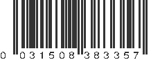 UPC 031508383357