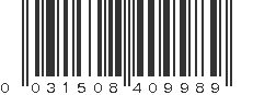 UPC 031508409989