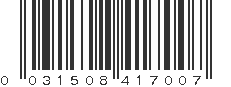 UPC 031508417007