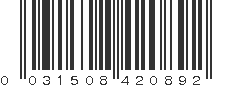 UPC 031508420892