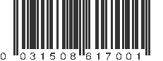 UPC 031508617001