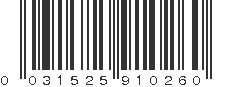 UPC 031525910260