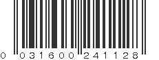 UPC 031600241128