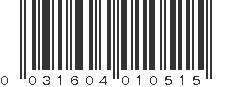 UPC 031604010515