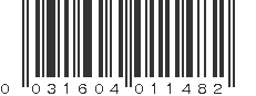 UPC 031604011482