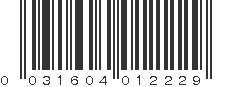 UPC 031604012229