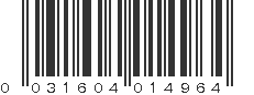 UPC 031604014964