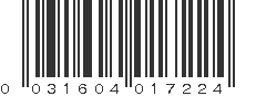 UPC 031604017224