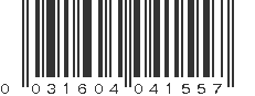 UPC 031604041557