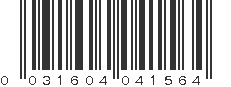 UPC 031604041564