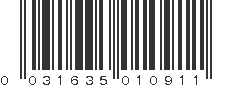 UPC 031635010911