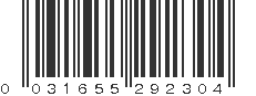 UPC 031655292304