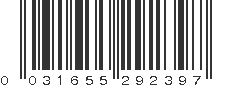 UPC 031655292397