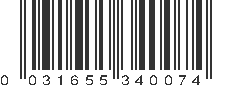 UPC 031655340074