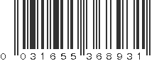 UPC 031655368931