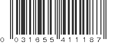 UPC 031655411187