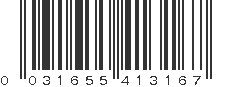 UPC 031655413167