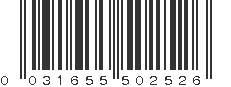 UPC 031655502526